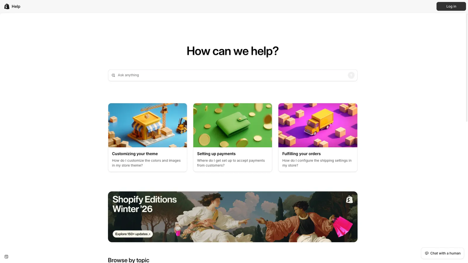 Shopify knowledge base