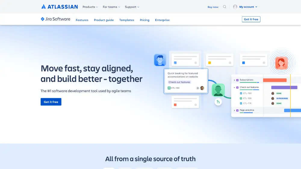 JIRA product discovery interface screenshot